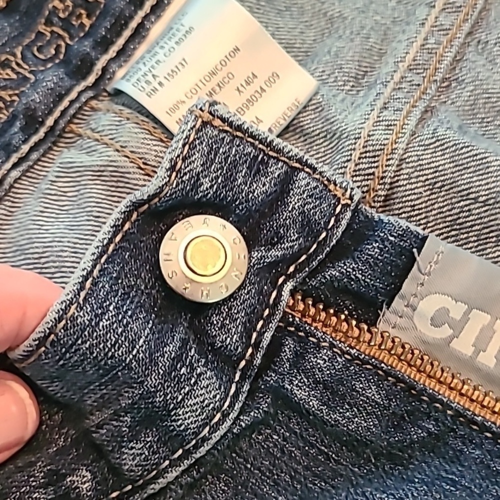 Cinch jeans bootcut Silver/gray Label. Made In Mexico.40"x34".,(1201B)100%cotton - Picture 8 of 16
